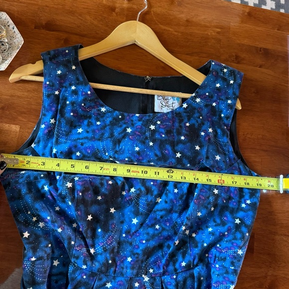 ModCloth Fit & Flare Dress with Glow in the Dark Stars - Picture 7 of 7